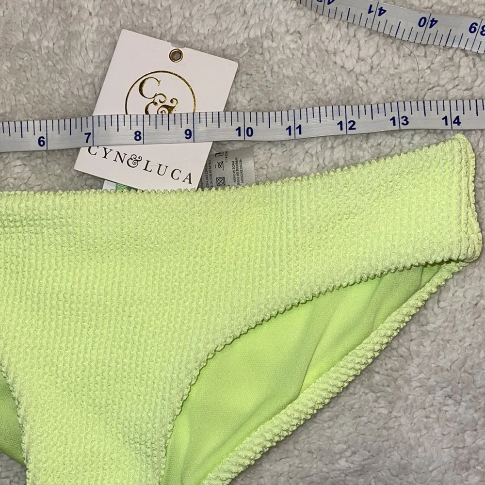 Cyn & Luca 💦 Bikini bottom only Citron  medium juniors - Picture 6 of 10